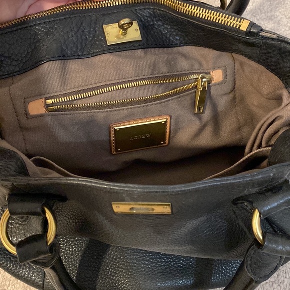 JCrew Genuine Leather Tote Bag - Picture 2 of 5